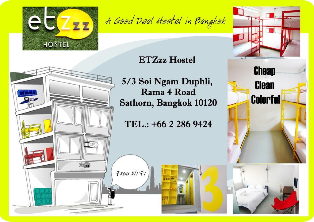 Jellybean Ezy Hostel Sathorn Bangkok Exterior photo